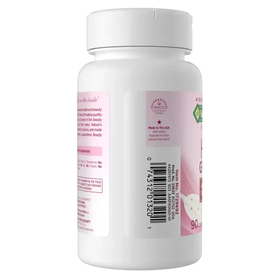 Vitaminas para crescimento capilar Nature’s Bounty 10.000 mcg biotina + complexo 90 quilates grátis - Imagem 3 de 4