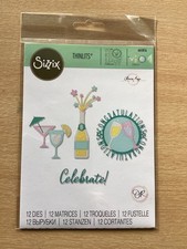 Sizzix thinlits die set - Bottles & Glasses