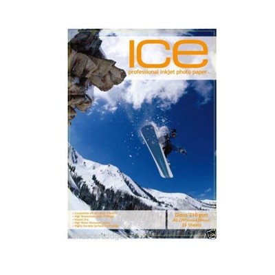 Ice Glossy Coated A3 Professional Inkjet Fotopapier 210 g/m² - 25 Blatt