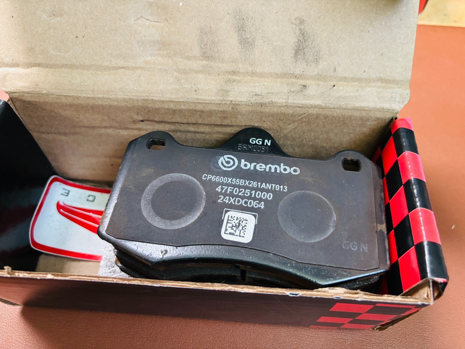 Lotus Emira OEM Rear Brake Pads AP Racing CP6600D55 Brembo Ferodo DS2500