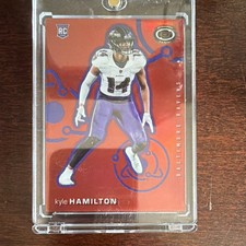 Panini 2022 Chronicles Dynagon Rookies Kyle Hamilton Red 07/99 Rookie Ravens