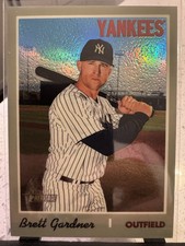 2019 topps heritage high number THC-663 Brett Gardner Refractor /570