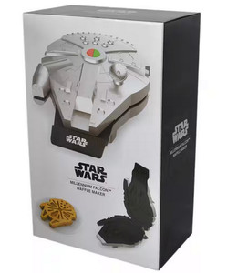 STAR WARS  MILLENNIUM FALCON WAFFLE MAKER NEW IN BOX NEVER USED DISNEY LUCASFILM