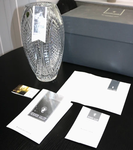 VINTAGE Waterford Crystal DESIGNER GALLERY (1996-2004) Reflection Vase 13"