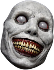 Scary Halloween Mask Smiling Demons Horror Scariest Creepy White Masks with Eye
