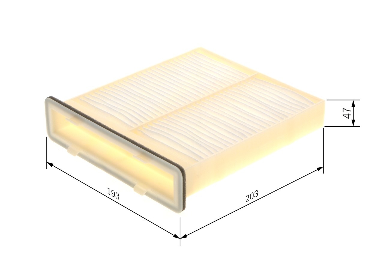 BOSCH-OE 1 987 435 037 Filter, cabin air for SUZUKI
