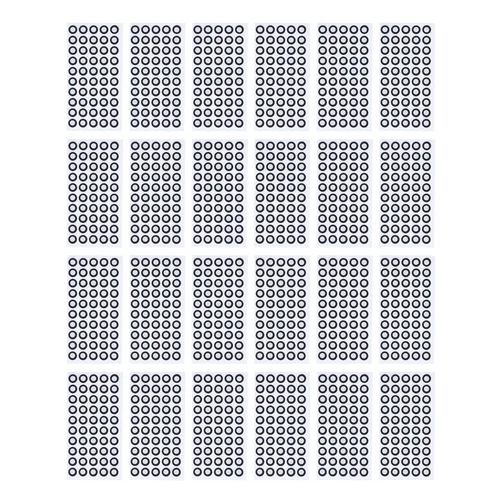 1200Pcs 3D Scanning Marker 6mm ID 10mm OD 3D Tracking Dot Reference Point Marker
