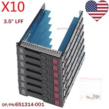 X10 651314-001 3.5'' Hard Drive Caddy Tray For HP DL360p DL380 ML350 DL560 G8 G9