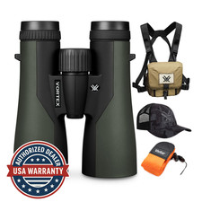 Vortex 10x50 Crossfire HD Roof Prism Binoculars Floating Strap Vortex Hat