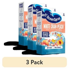Sugar Free White Cranberry Peach Drink Mix Powder Packets On The Go 10 Count
