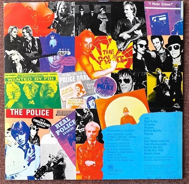 The Police 'OUTLANDOS D' AMOUR' LP (1978)  NM/NM   European press - Image 2 of 4