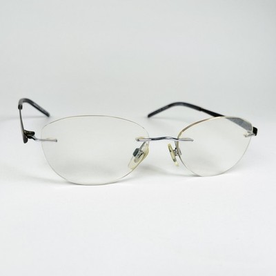 SPECSAVERS Brille SILBER RANDLOS Brillengestell MOD: LITE 184 30473256