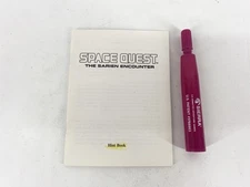 Space Quest 1 Sarien Encounter Hint Book Sierra On-line With Dried Marker USED