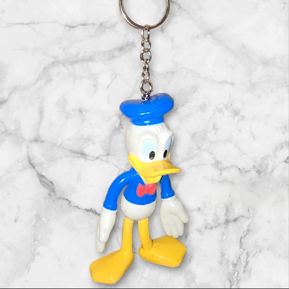 Bendin' Friends Pato Donald 4" Bendy Figura Reciclado Llavero Disney World Resort Foto 3 de 4