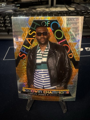 #ad 2022 Upper Deck Goodwin Champions Splash of Color Platinum LeBron James #SCP33 $4.89