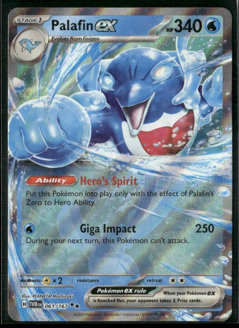 palafin ex pokemon card price Palafin ex SAR 207/187 Terastal Festival
