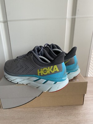 Hoka One One Clifton 7 1110508/WDDS Grey Running Shoes - Men  display picture 1