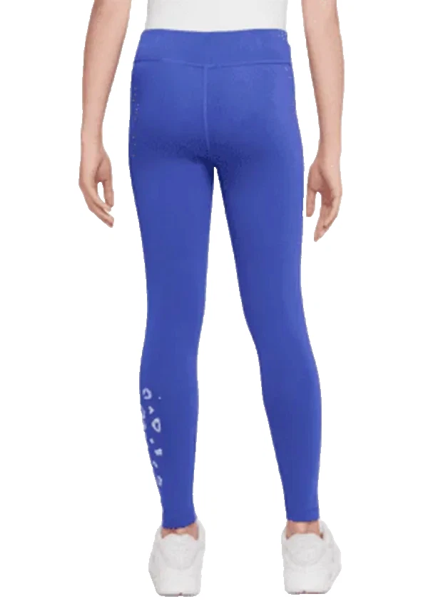 NIKE Big Girls Icon Clash Essential Leggings de tiro medio L Grande (14-16) Púrpura Foto 4 de 4