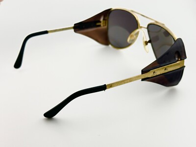 Crews Engineer Z87 Safety Gold Sunglasses Aviator Steampunk