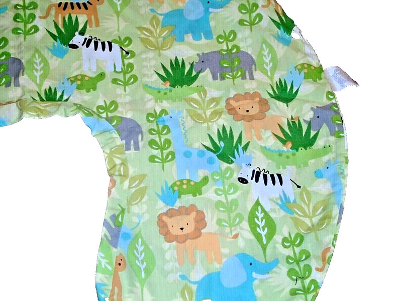 3R !WOW! BOPPY Safari Jungle Zoo Cotton Blend Nursing Pillow Case Slip Cover