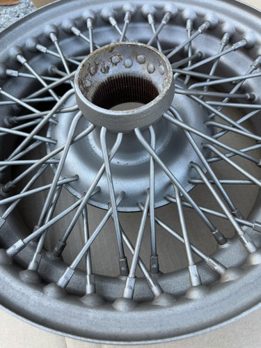 Lot of 5 MGB, Austin Healey, Triumph 60 Spoke Wire Wheel 14” X 4.5” England B - Picture 16 of 24