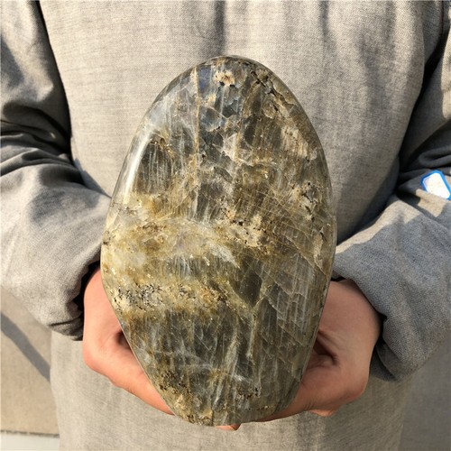 5.47LB Natural labradorite Stone Quartz Crystal Gem Healing Figurines XL2260-US - Bild 9 von 16
