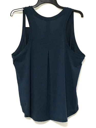 All In Motion Women's Size XL Teal Pleat Back Active Tank Sleeveless Top - Picture 2 of 6