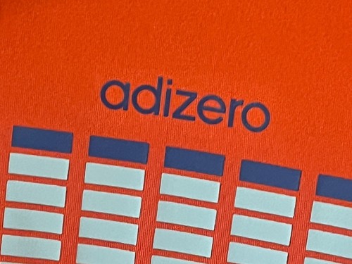 Adidas Adizero Golf Polo Orange Men's XL Short Sleeve Golf Shirt - Picture 3 of 7