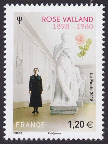 2018 FRANCE N°5267** Rose Valland RESISTANTE, 2018 Second World War MNH - Photo 1/1