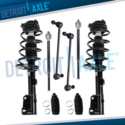 8pc Front Struts Tie Rods Sway Bars for 20082010 Grand Caravan Town