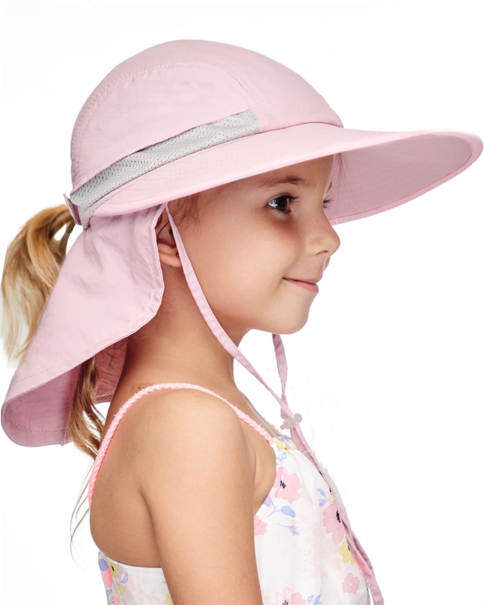 Camptrace Toddler Kids Sun Hats with Neck Flap UPF 50+ UV