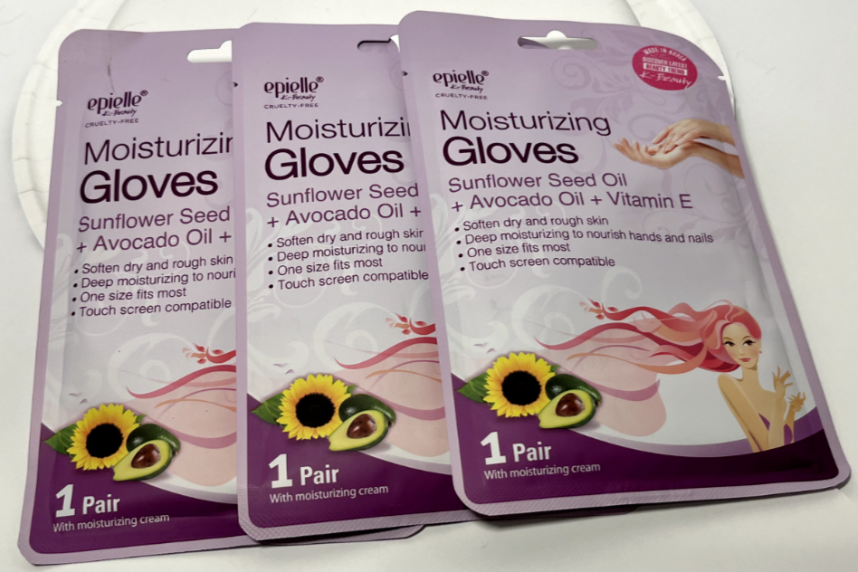 Moisturizing Gloves with Sunflower Avocado Oil & Vitamin E - 3 Pairs-image
