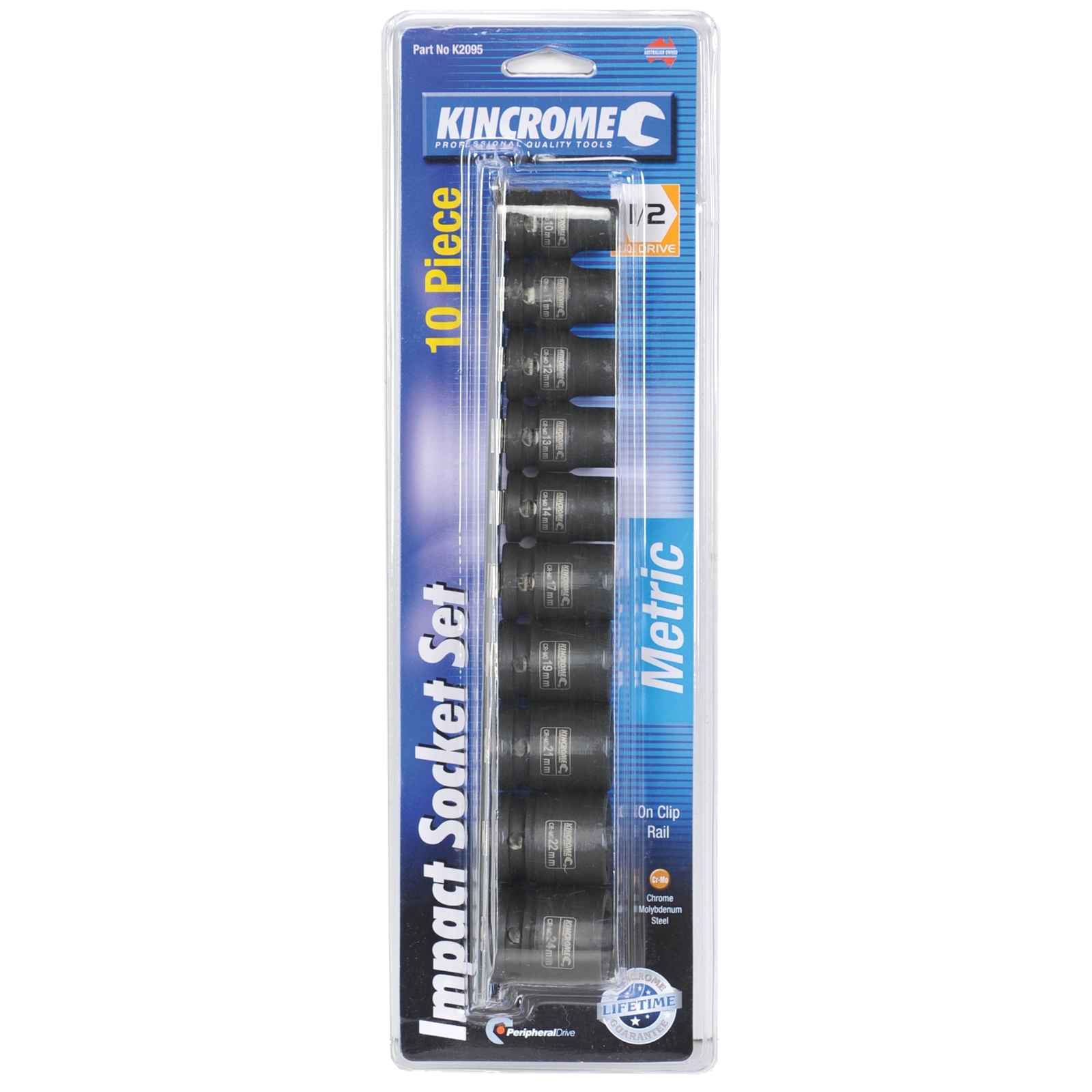 Kincrome SOCKET SET 10 Pcs Heavy Duty Use Australian Brand ETorx Or