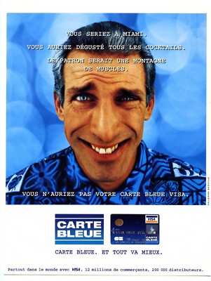 1995: Advertising for Visa Blue Card - Credit Card - Bank (Advertising)
