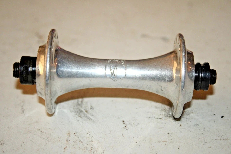 Buje delantero Campagnolo plateado 32H 101 mm Campy Touring Road L'Eroica ¡¡Envío a EE. UU.!!! Foto 2 de 4