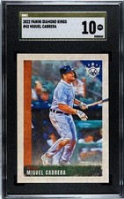 2022 Panini Diamond Kings #42 Miguel Cabrera SGC 10 PRISTINE GOLD LABEL