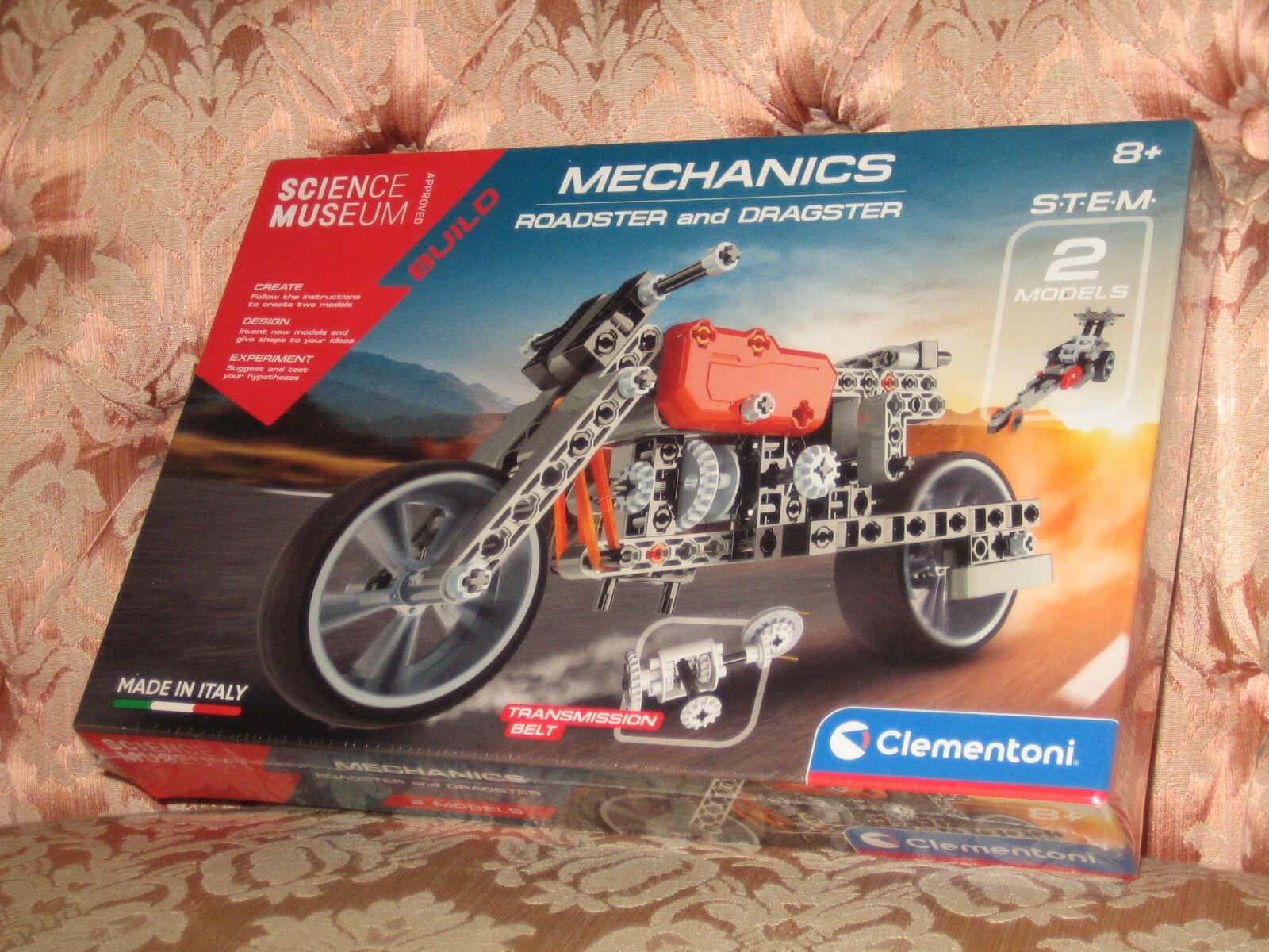 Science Museum Mechanics Roadster And Dragster Build 2 Models Clementoni - NEW