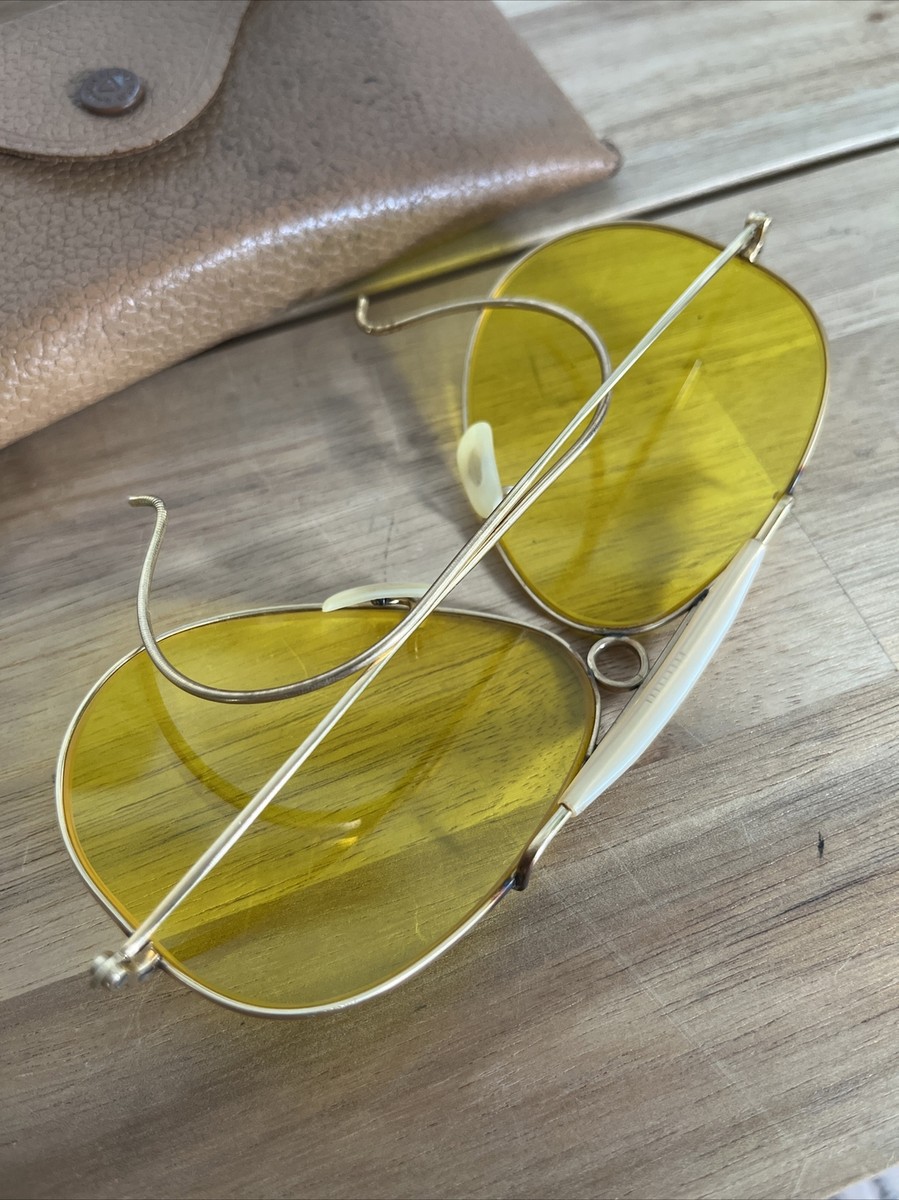 Vintage B&L RAY-BAN USA 1/10 12K GF KALICHROME SHOOTER Aviator