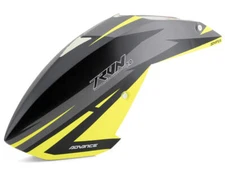 Tron Helicopters Tron 7.0 Advance Canopy (Yellow/Black) [TR702-159]