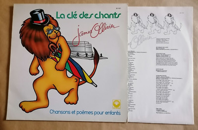James Ollivier: La Clé Des Chants LP 33T Lieder und Gedichte für Kinder INNERS