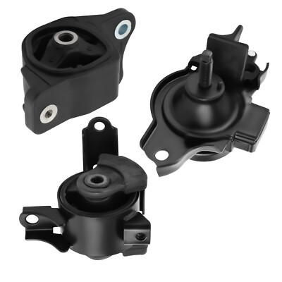 3PC Engine Motor & Automatic Transmission Mount Set For Honda Fit 1.5L 2007-2008