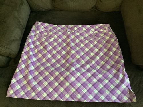 Womens Alulr Golf Skort Size 10 Excellent Condition Main Color Purple Look - Picture 2 of 7