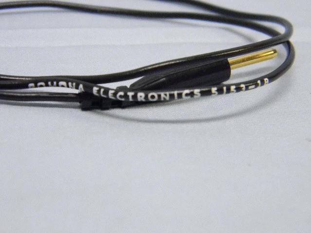 (11) NUEVOS cables de conexión Pomona 5153 negros 0,080” enchapados en oro clavija 18” de longitud Foto 4 de 4