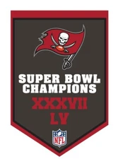 Tampa Bay Buccaneers Super Bowl LV 55 Champions Banner Magnet