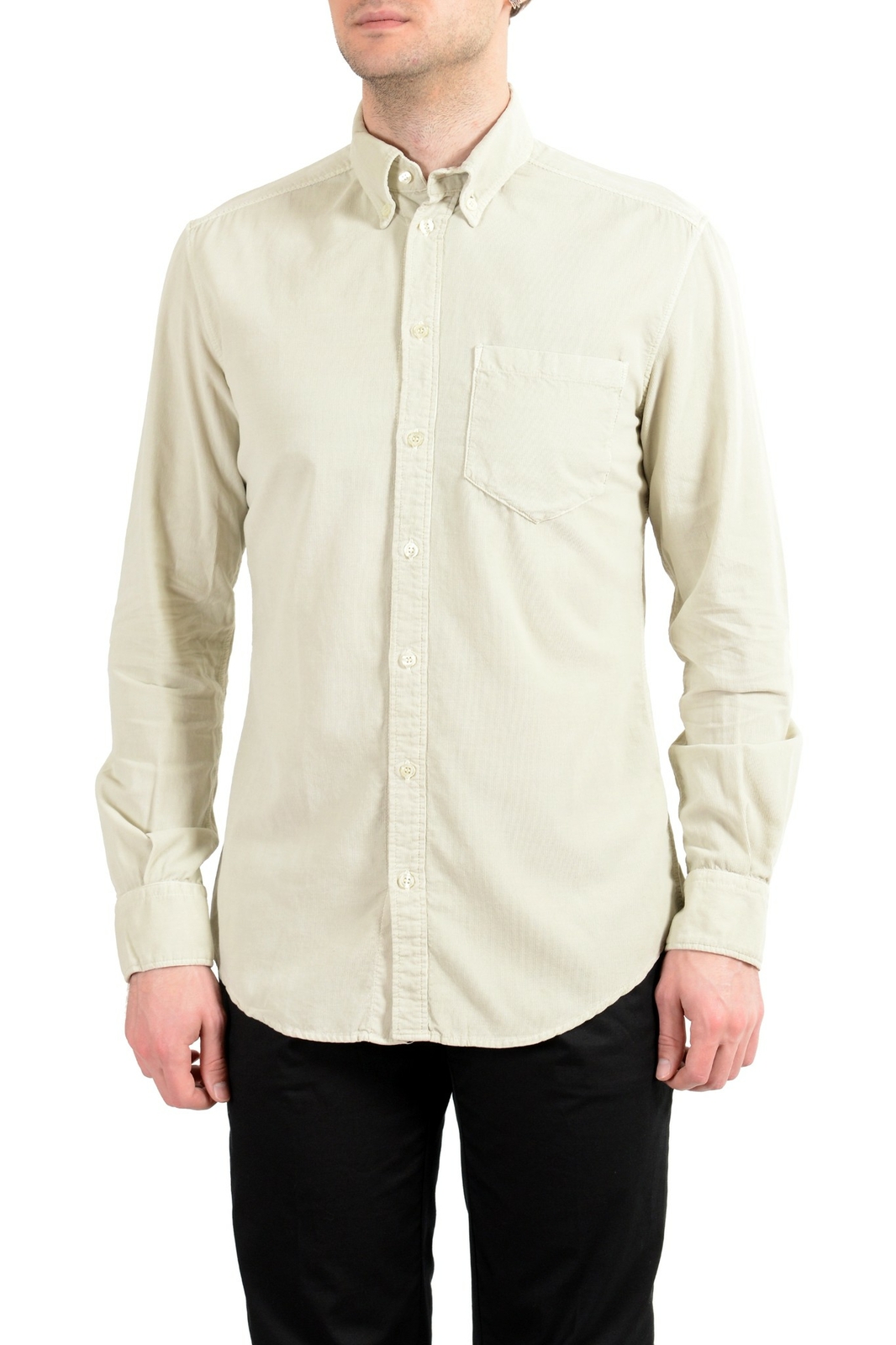 Dolce-Gabbana D-G Brad Мужская вельветовая рубашка с длинным рукавом US 1575 IT 40 16090₽