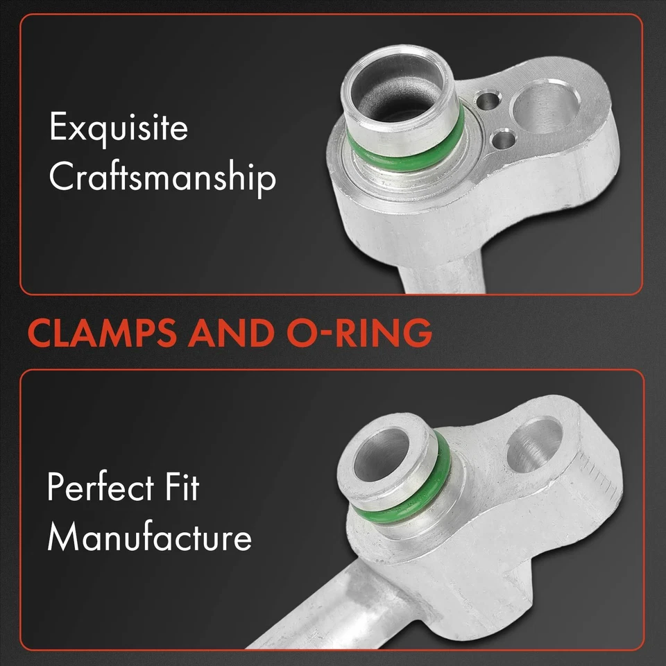 Línea de manguera de descarga de aire acondicionado para Subaru Forester 2003 2004-2007 H4 2,5 L 73421SA000 Foto 3 de 4