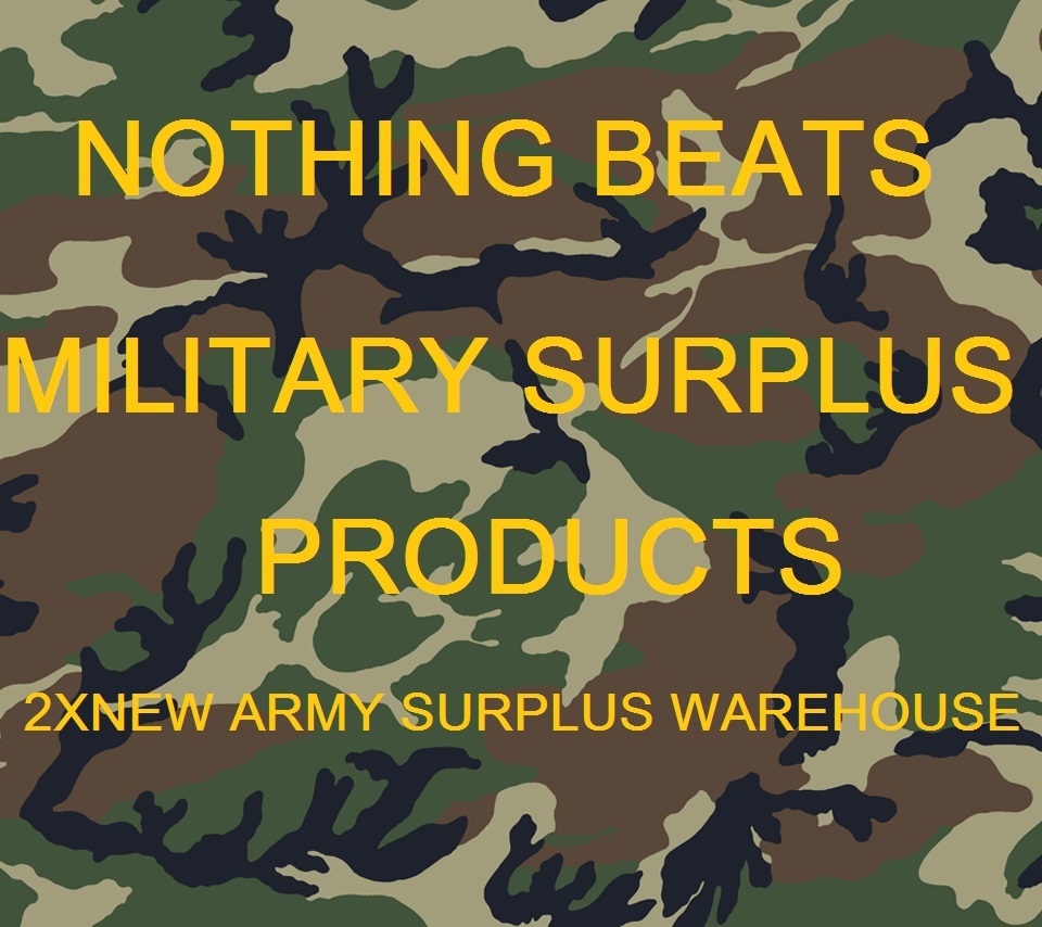 2XNEW ARMY SURPLUS WAREHOUSE eBay Shops