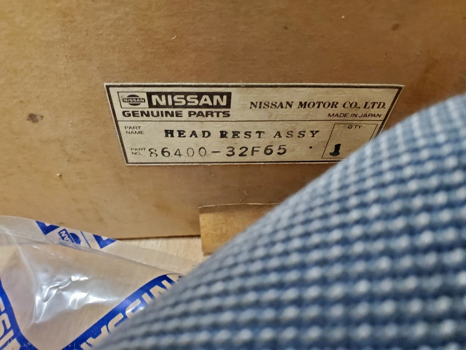 NUEVO COMO NUEVO 1987 1988 NISSAN 200SX SILVIA ASIENTO DELANTERO REPOSACABEZAS IZQUIERDO O DERECHO Foto 2 de 4