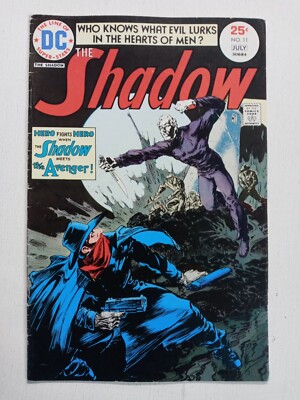 Shadow #11 1975 VG/FN 5.0 DC Comics w/ The Avenger!