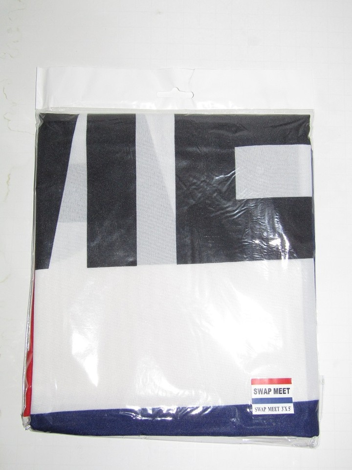 3X5 Advertising Happy Birthday Red White Blue Flag 3